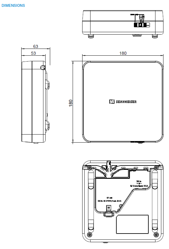 Sennheiser AWM UHF (470 - 694 MHZ), foto 3 van 6