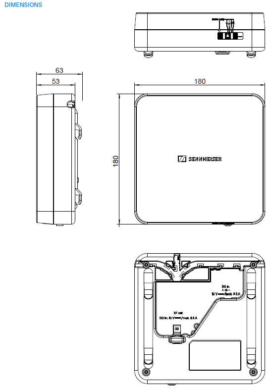 Sennheiser AWM UHF (823 - 1075 MHZ), foto 3 van 6