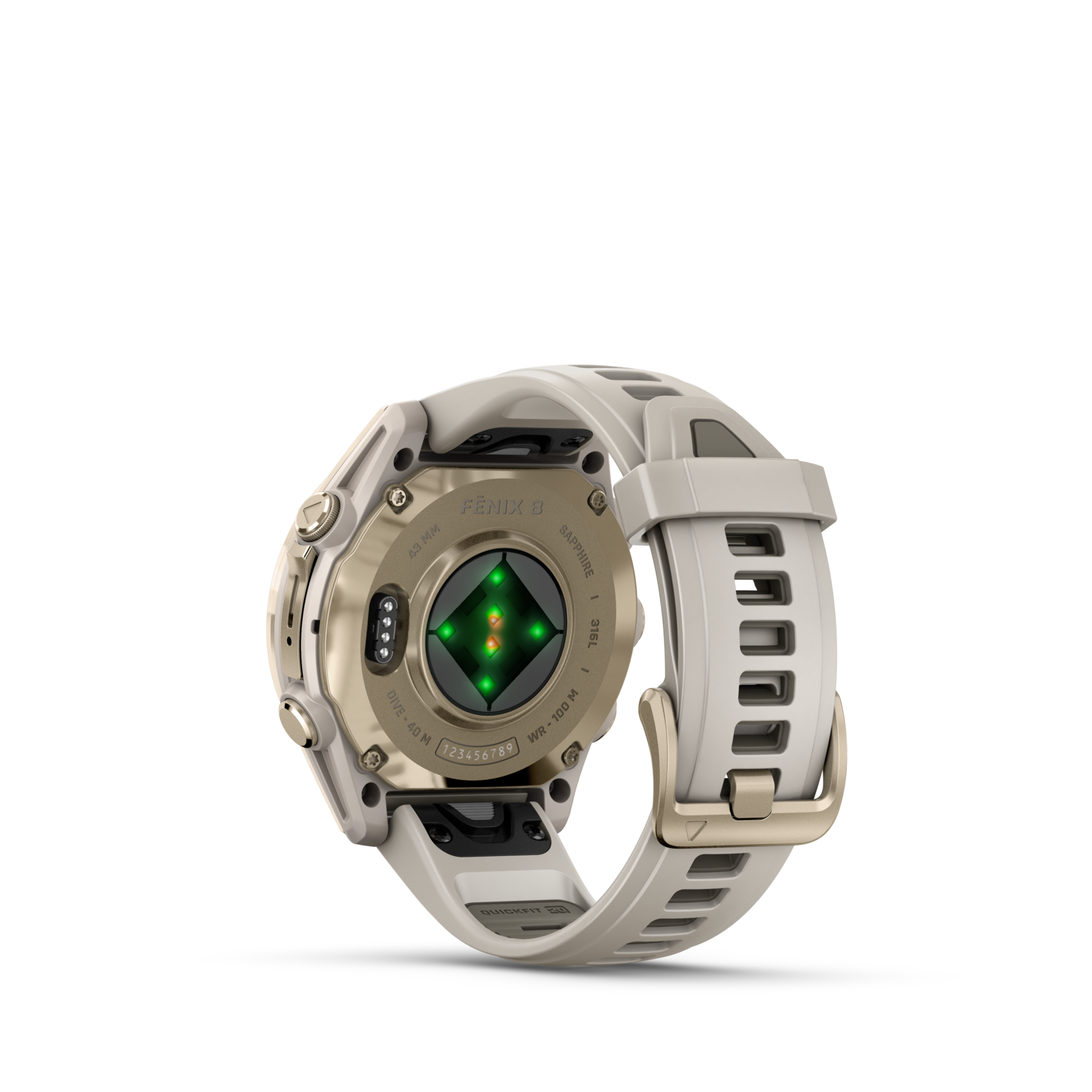 Fēnix® 8 - 43 mm, AMOLED Sapphire, Soft Gold