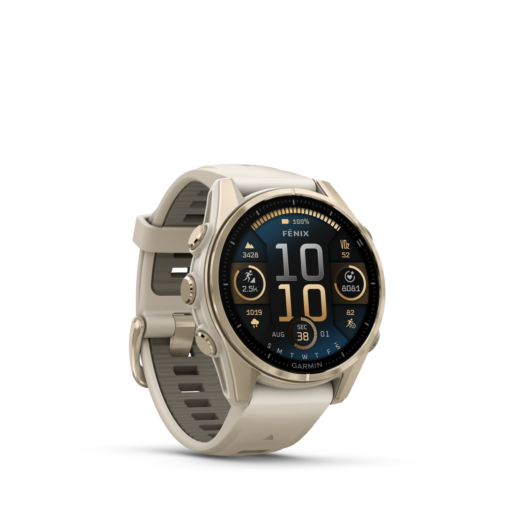 Fēnix® 8 - 43 mm, AMOLED Sapphire, Soft Gold