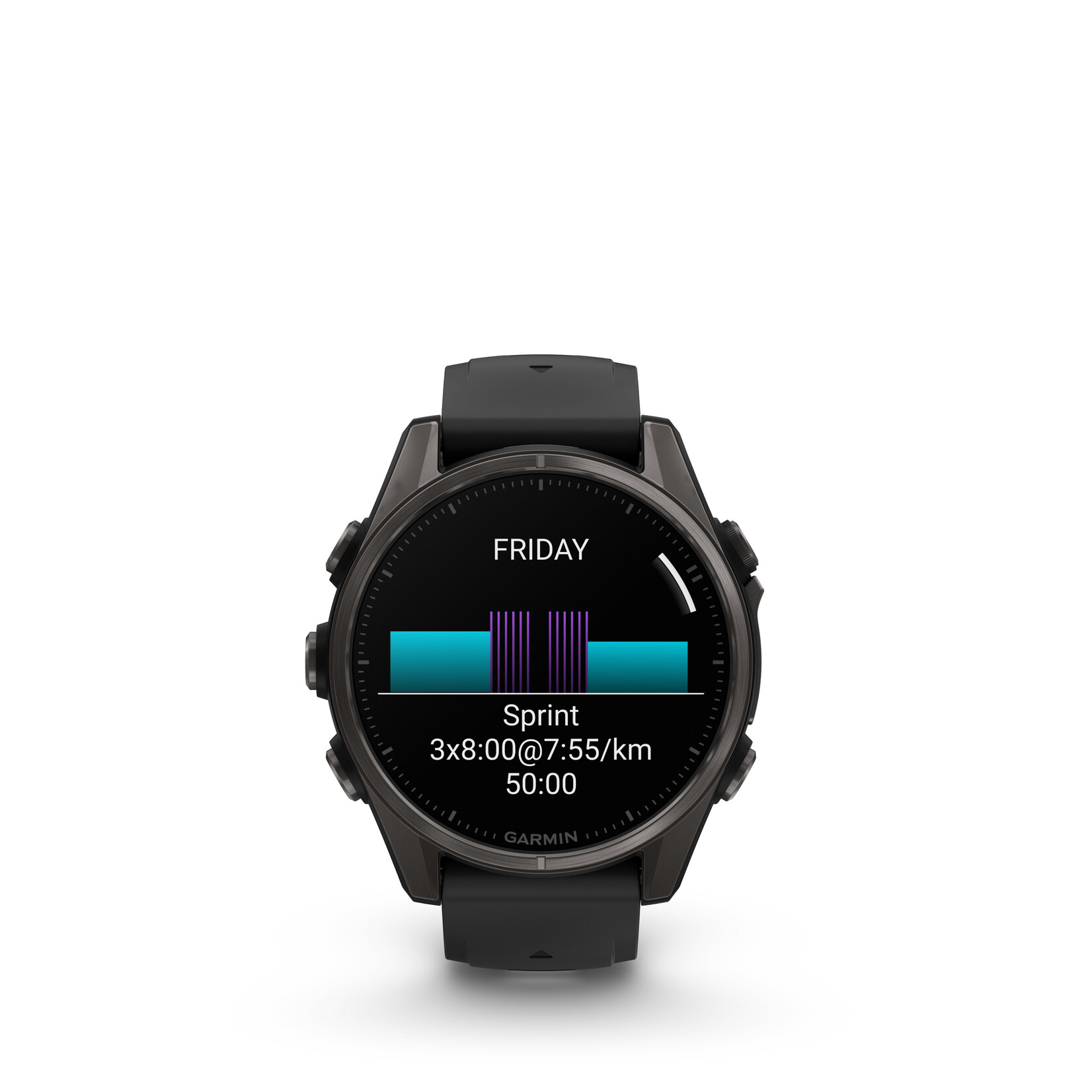 Fēnix® 8 - 43 mm, AMOLED Sapphire, Carbon grey DLC-titanium