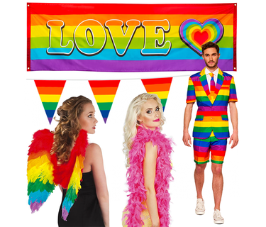 Fournitures pour la fête de la Gaypride