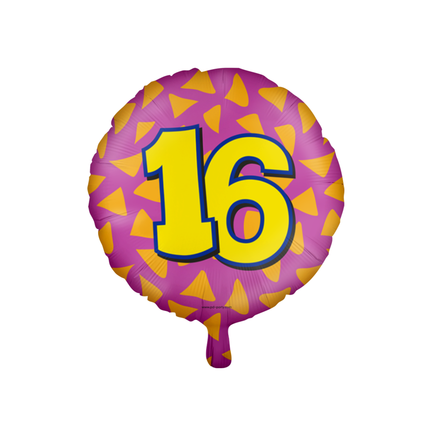 Ballons 25 ans Rose Noir 30cm 8pcs - Partywinkel