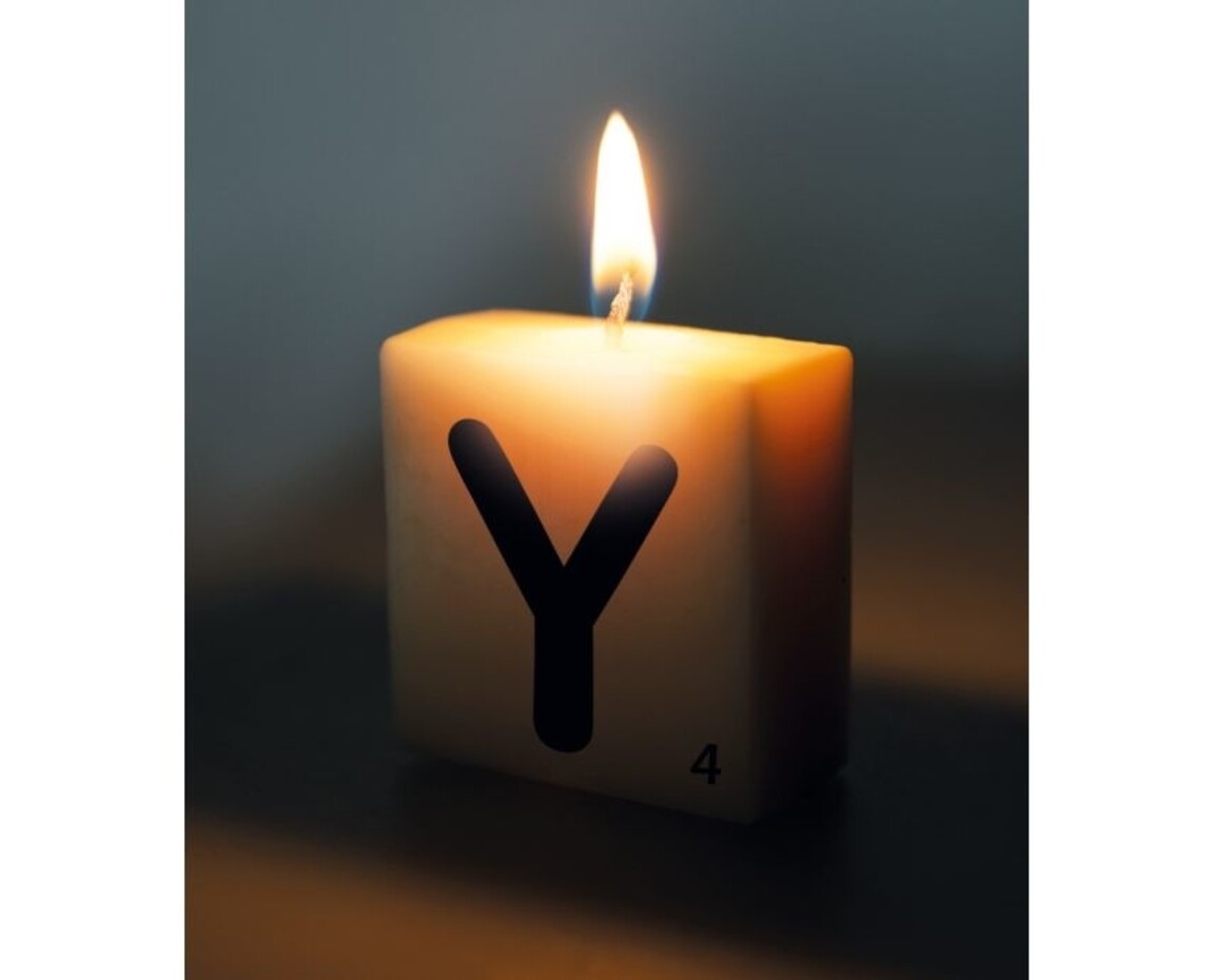 Bougie Lettre X - Design Moderne Blanc - Taille Unique - Personnalisable Pour Déco Ou Cadeau