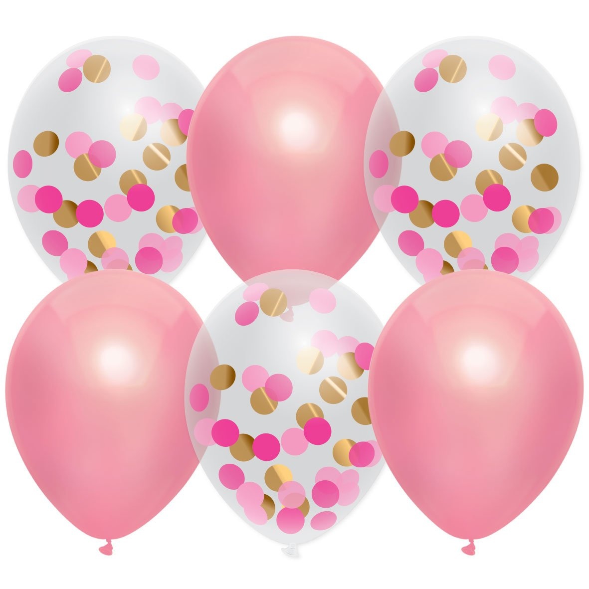 Acheter Ballons Fille Bébé Rose/Blanc 30cm, 8pcs. en ligne?