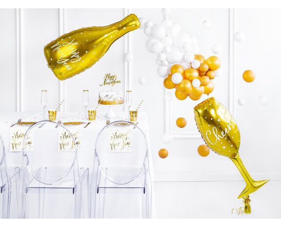 Bouteille de verre de champagne Birthday Party gobelet Film aluminium en  forme de ballon de décoration - Chine Ballon et décoration ballon prix