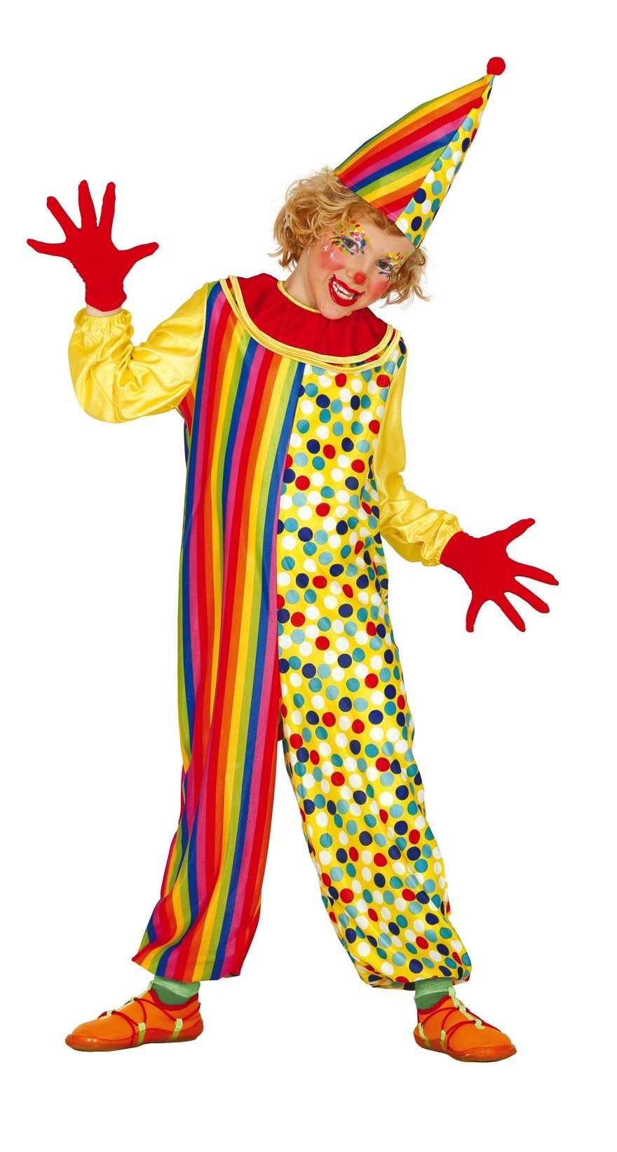 537349 Costume de Carnaval déguisement d'Arlequin enfant de 3 à 12 ans