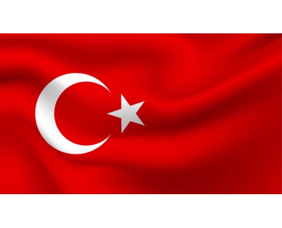 Drapeau Turquie 150cm - Partywinkel