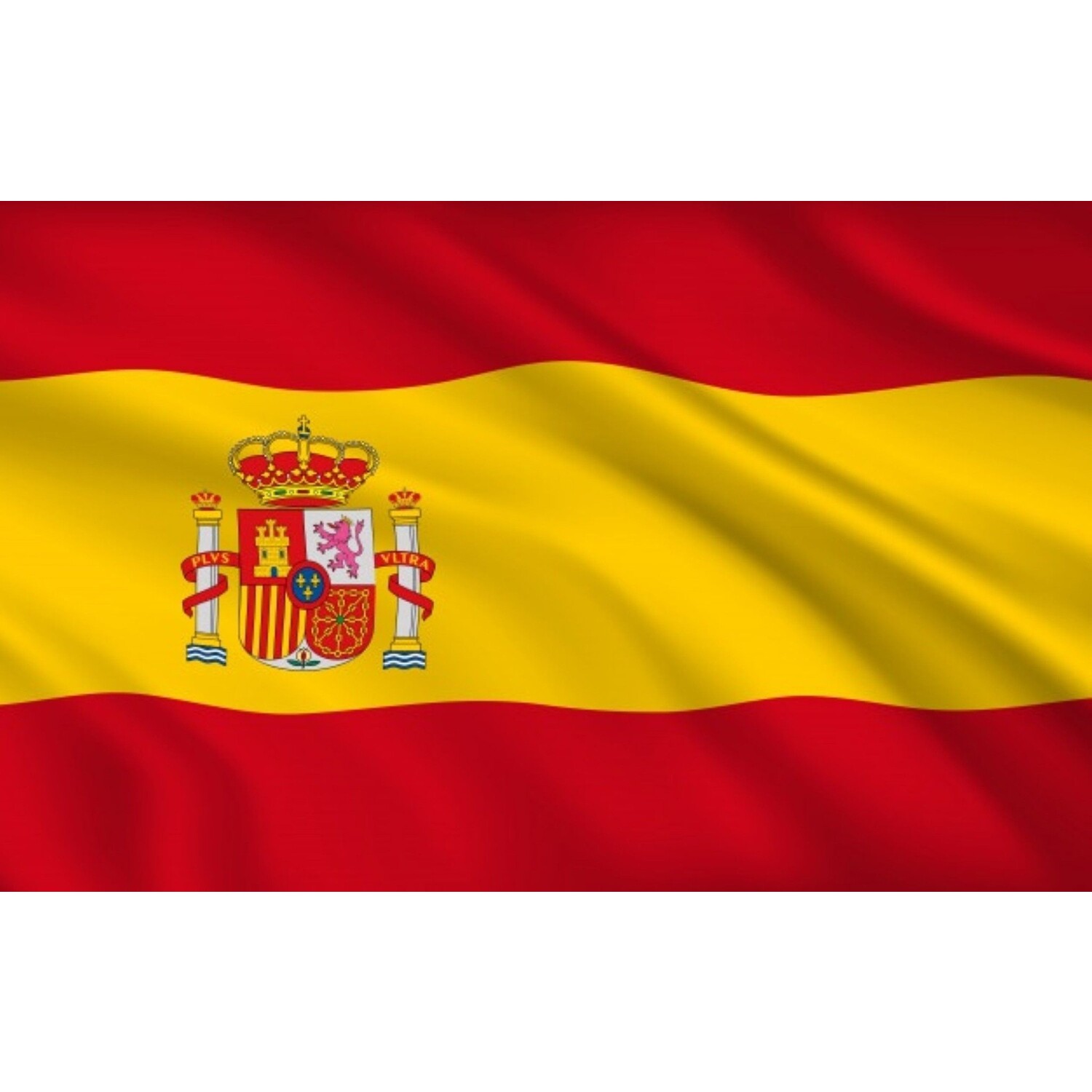 Drapeau Espagne sur Hampe à agiter - 5 tailles disponibles