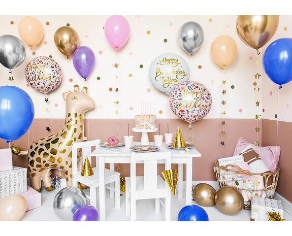 Ballon cadeau Happy Birthday sprinkles - Livraison ballon en hélium