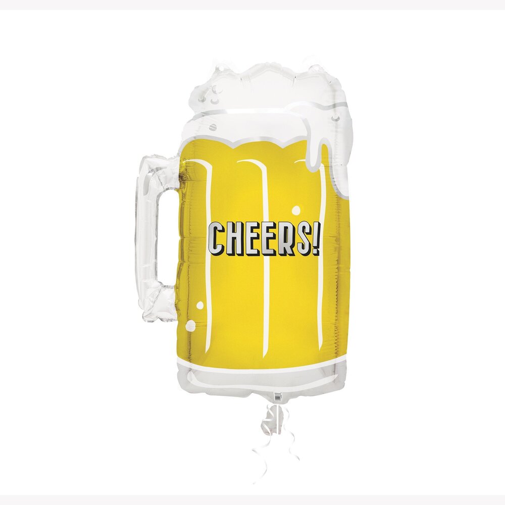 Ballon en hélium Mug à bière vide 53cm Partywinkel