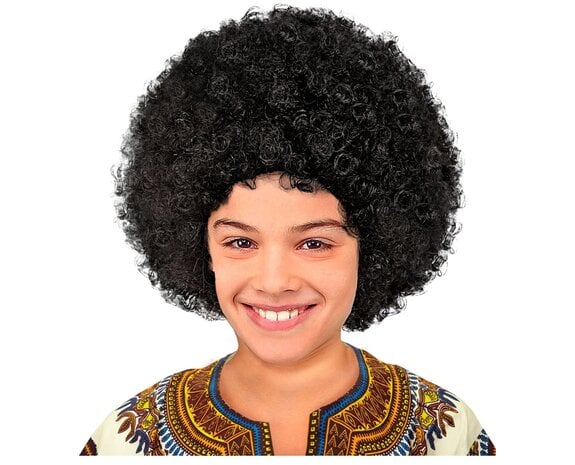 Perruque Afro Noire