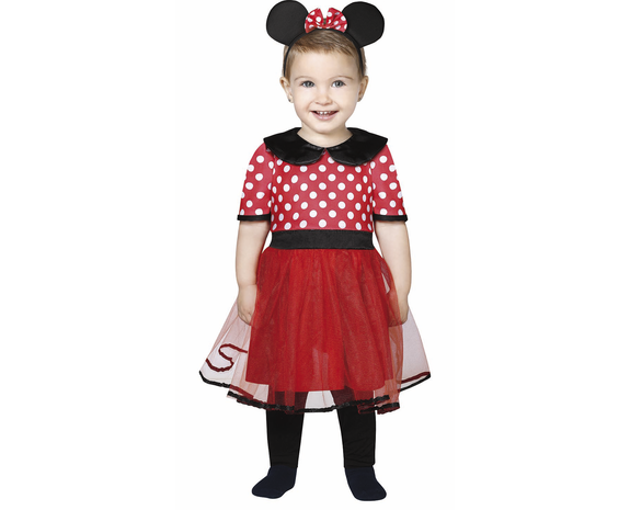 Disfraz de Minnie Mouse para Niña en Caja