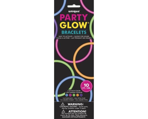  Glow Sticks, Glow Pulseras, paquete de 35 pulseras