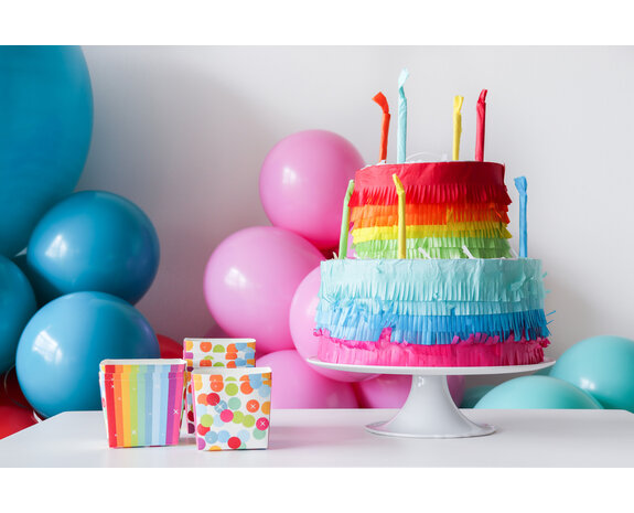 Piñata tarta de cumpleaños