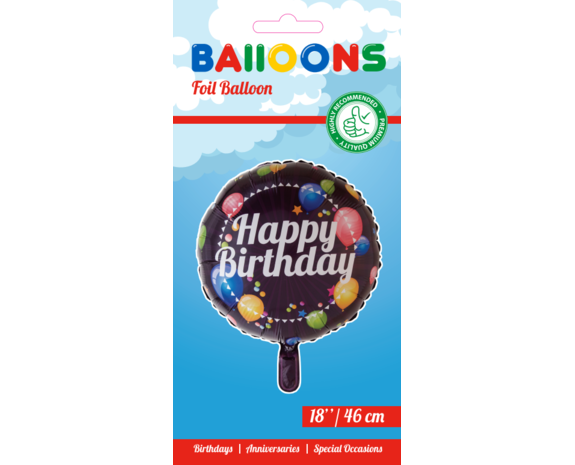 Bombona de helio con 50 globos y cinta - Partywinkel