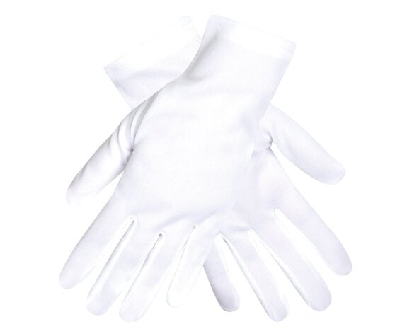 Guantes blancos adultos