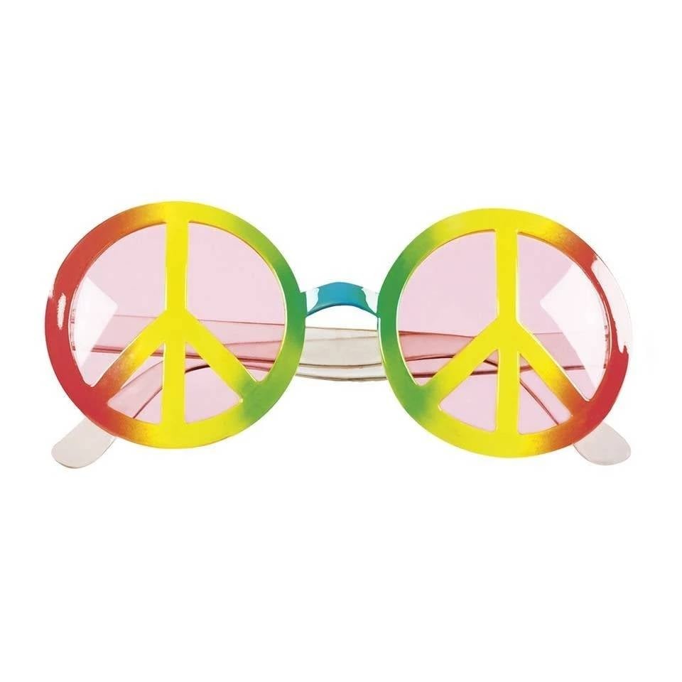 Gafas de fiesta Hippie XL rosa - Partywinkel