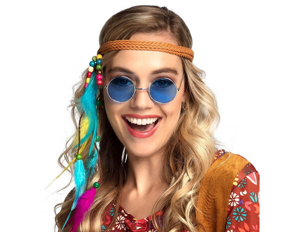 Gafas Hippie Azul - Partywinkel