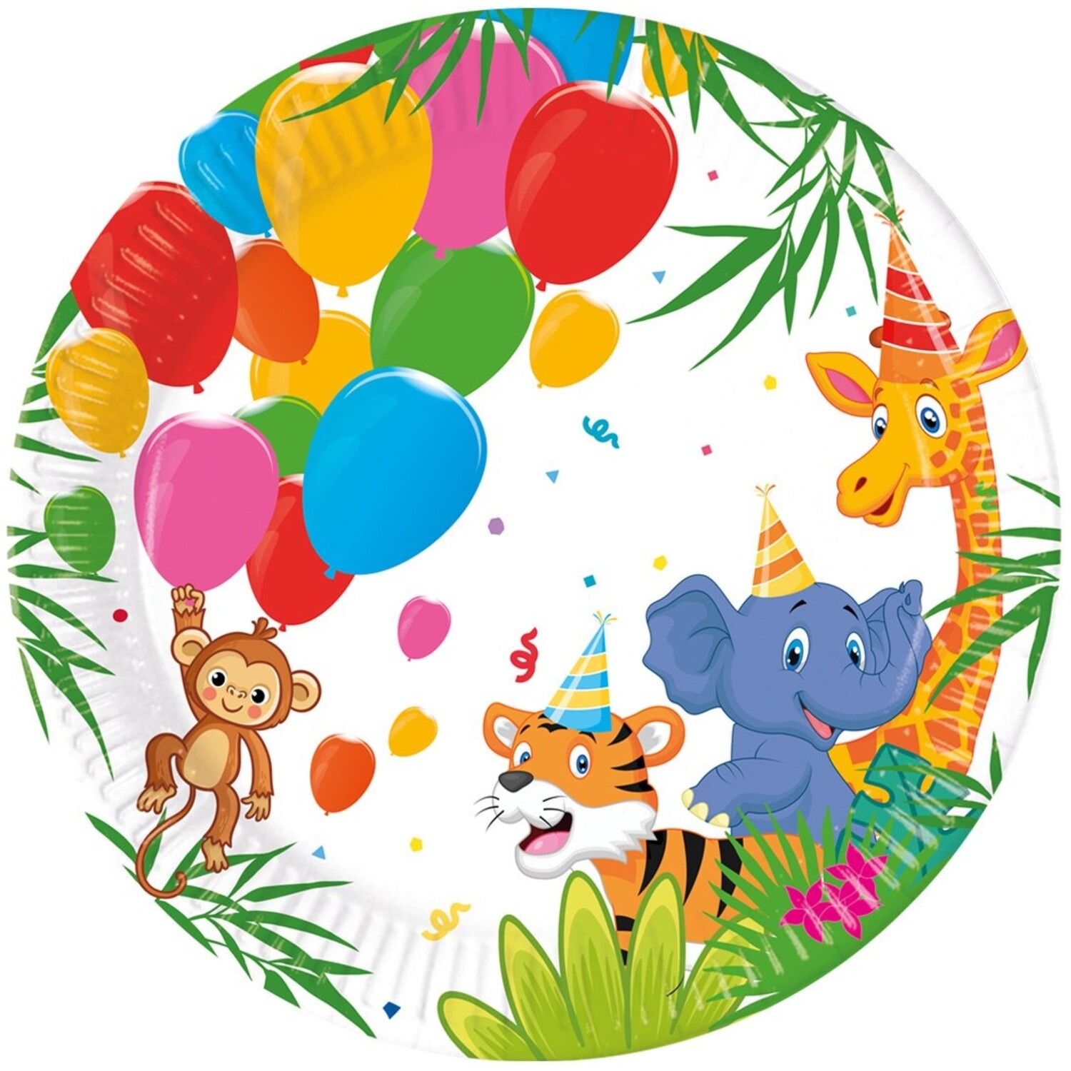 Globos Animales de la Selva 8pcs - Partywinkel