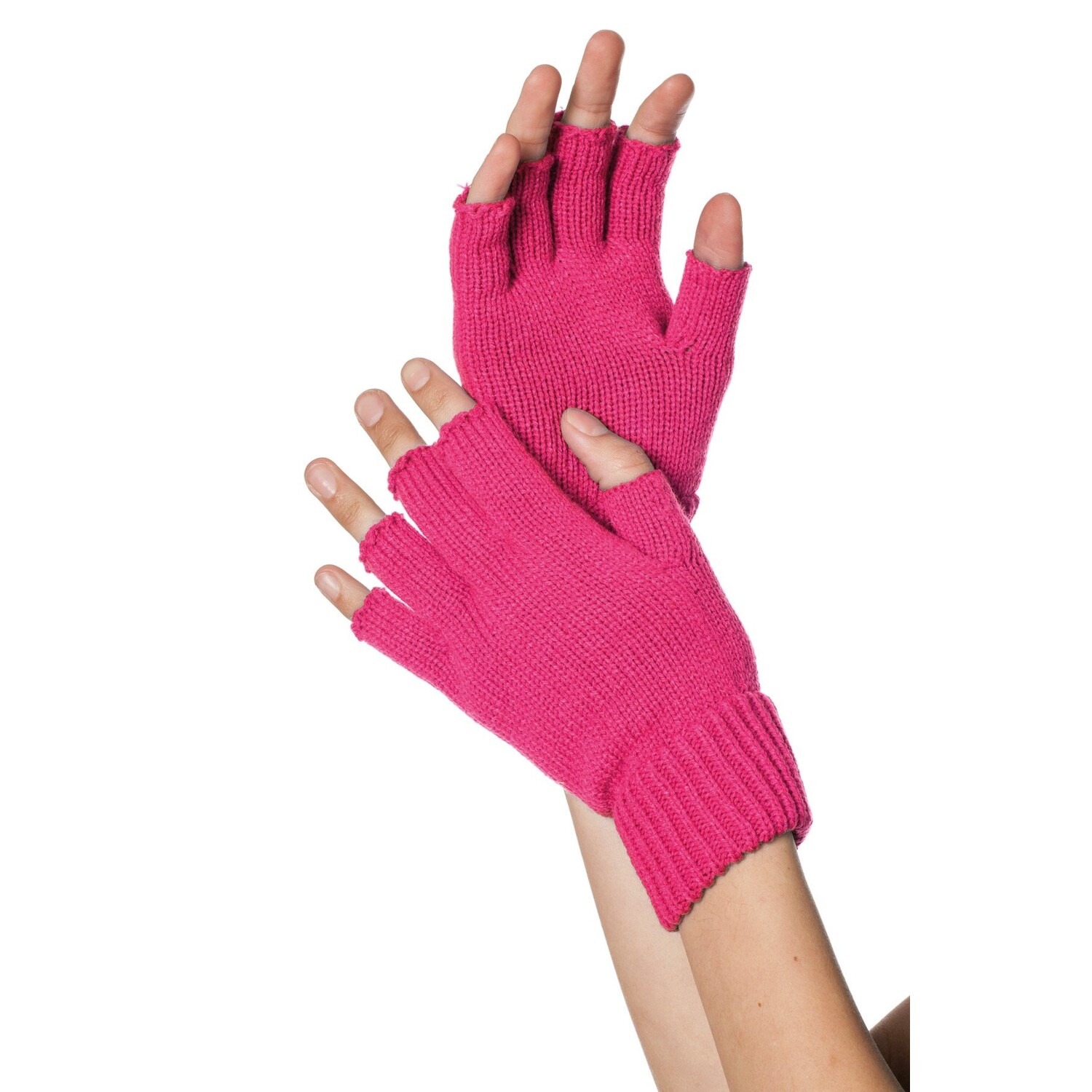 Guantes Rosa Neon sin dedos