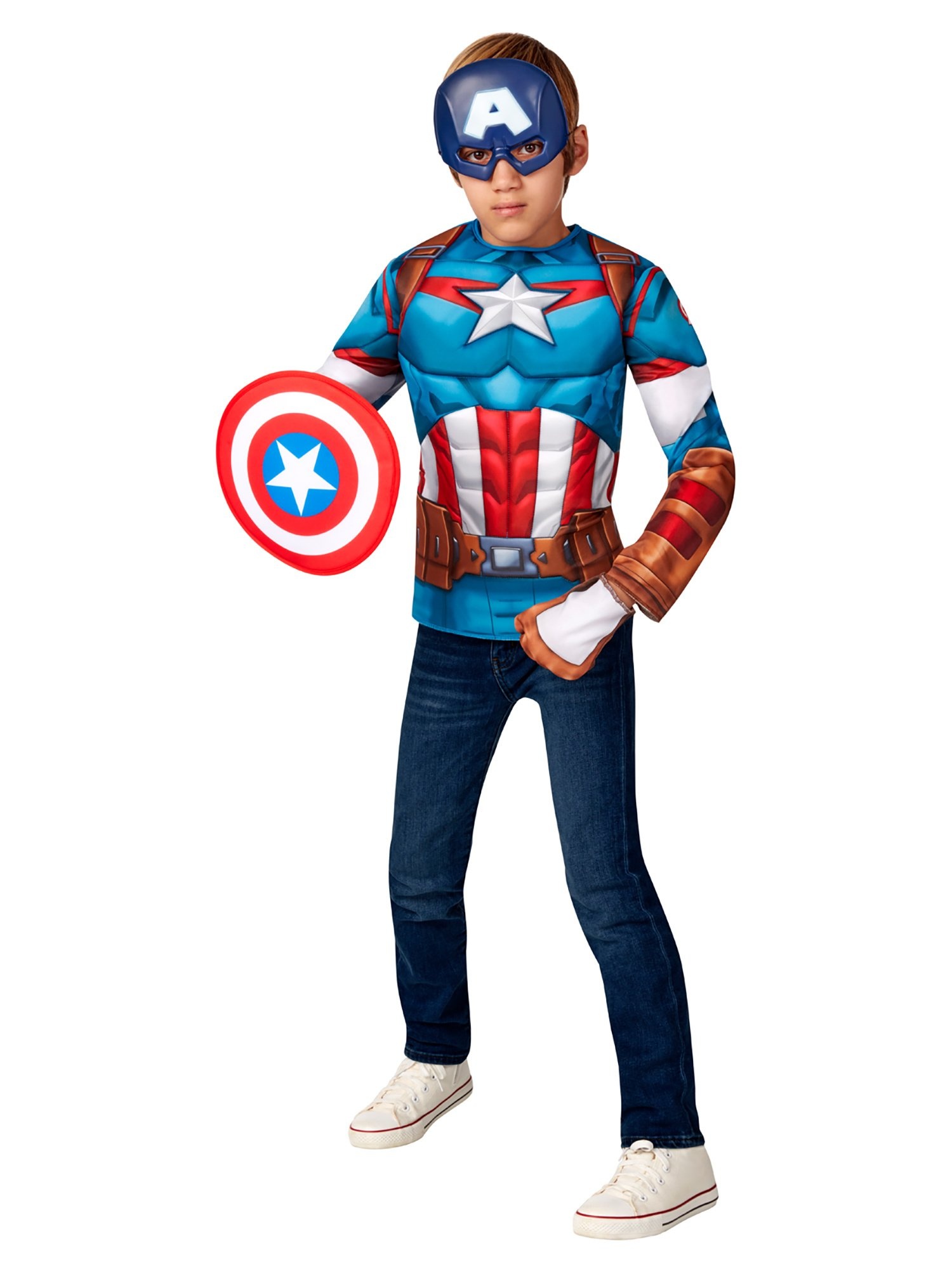 Rubie's Marvel Captain America - Escudo de plástico (12”) : Ropa, Zapatos y  Joyería 