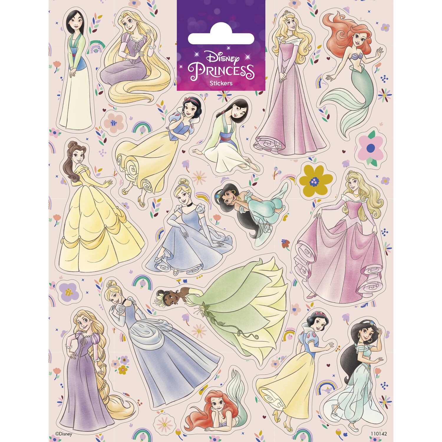 Pegatinas Princesas Disney Grandes - Partywinkel