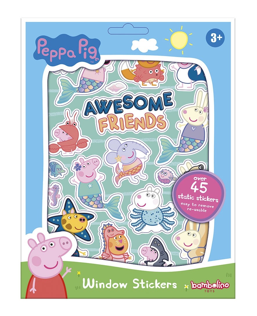 Peppa Pig Pegatinas para ventanas - Partywinkel