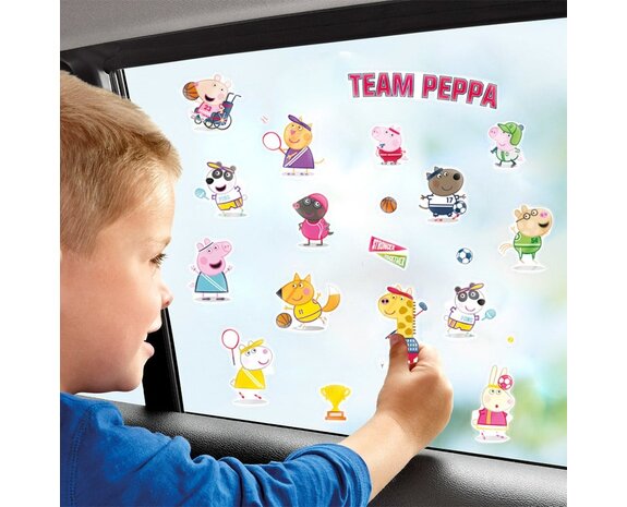 Peppa Pig Pegatinas para ventanas - Partywinkel