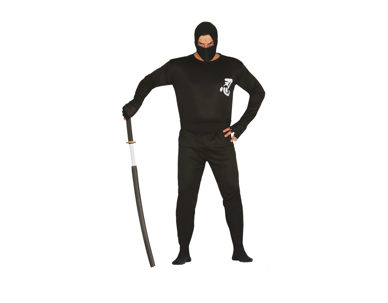 Disfraz de Ninja Hombre Negro - Partywinkel