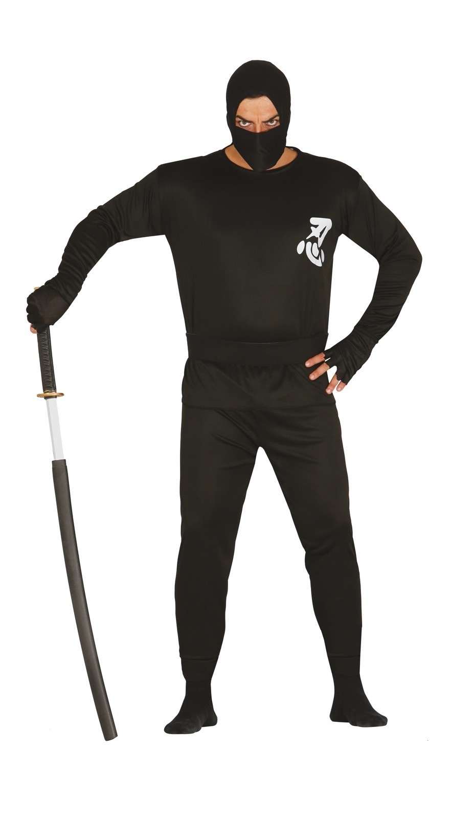 Disfraz de Ninja Hombre Negro - Partywinkel