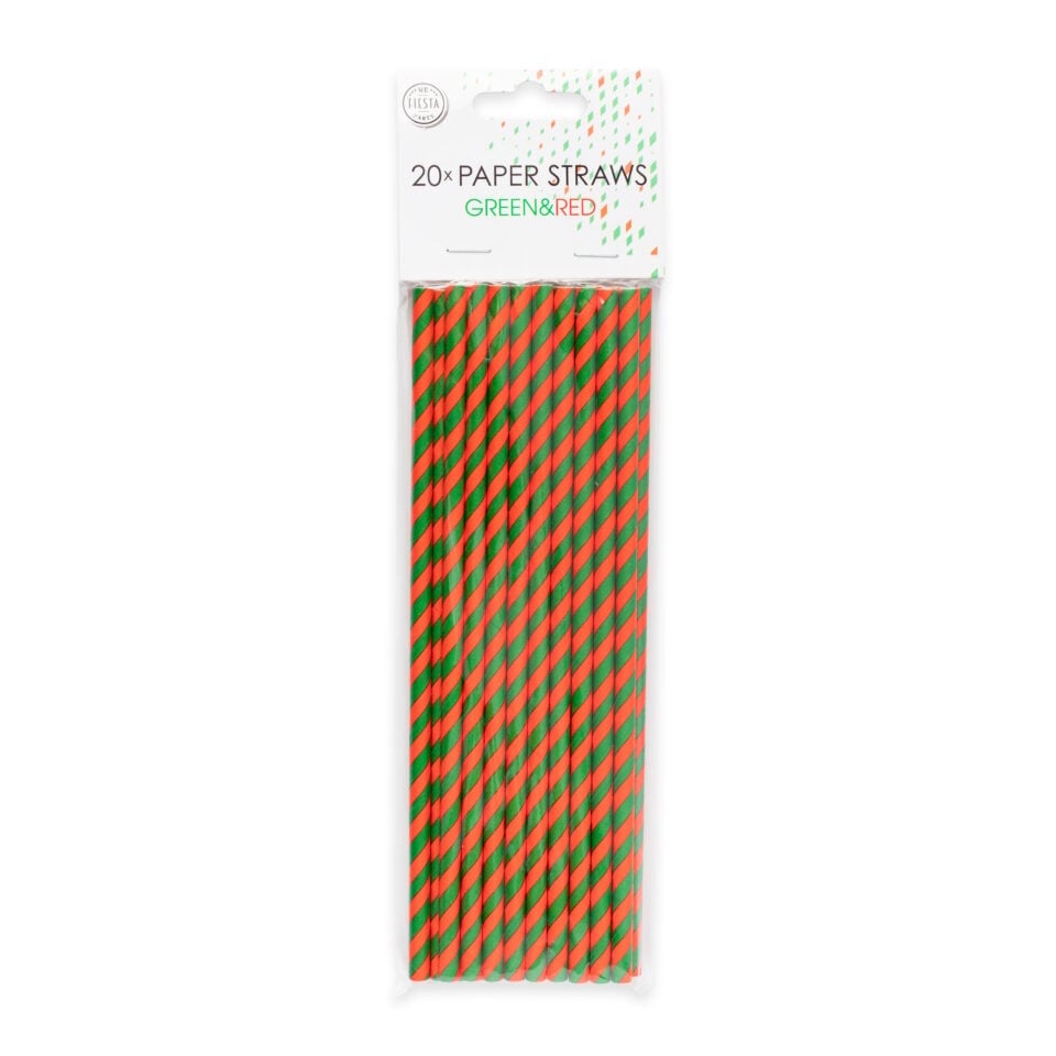 Pajitas Plástico Reutilizables 21cm 12pcs - Partywinkel