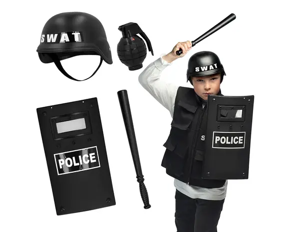 Cinturón de Policía infantil 4 piezas