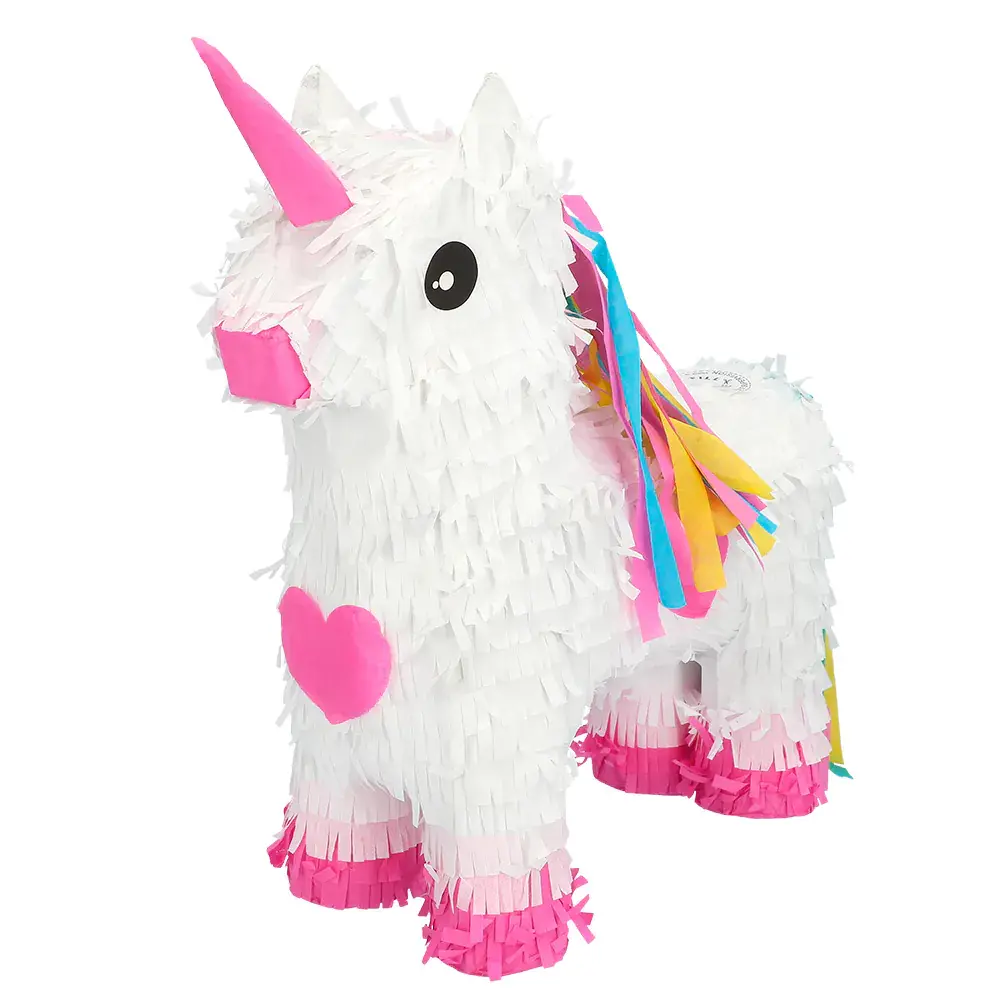 Piñata Unicornio blanco 37x14x36 cm - Partywinkel