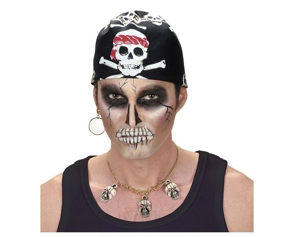 Disfraz de pirata Pañuelo en la cabeza Bandana -  México