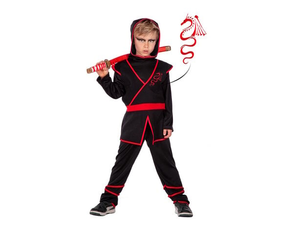  Disguise - disfraz de maestro ninja, para hombre, XXL,  Negro/Rojo : Ropa, Zapatos y Joyería