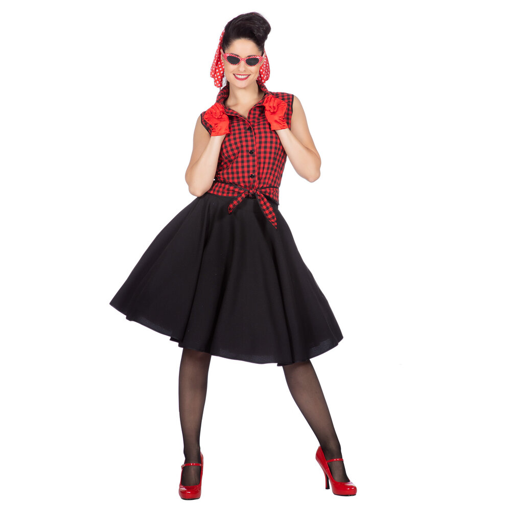 Grease Disfraz Damas Rojo - Partywinkel