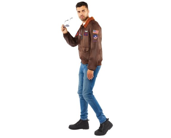 Disfraz o Chaqueta Bomber de Top Gun Maverick para hombre