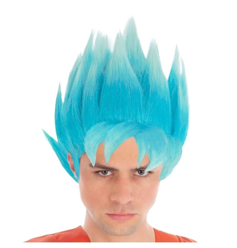 Goku Super Saiyan Peluca Azul Dragon Ball Super - Partywinkel