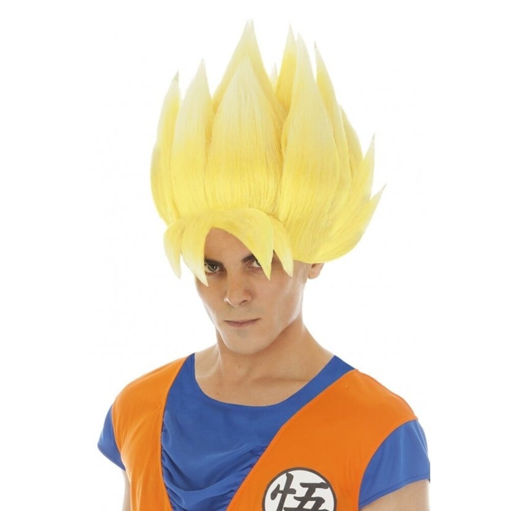 Peluca Goku Saiyan Negro Dragon Ball Z - Partywinkel