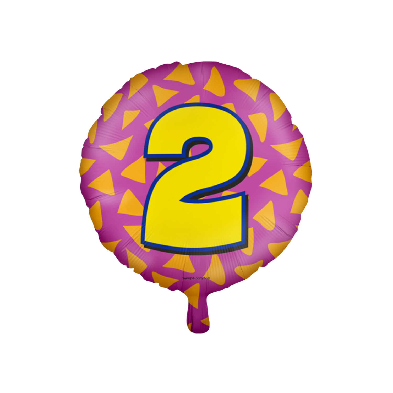 Palloncino ad elio 2 anni colorato vuoto 46 cm - Partywinkel