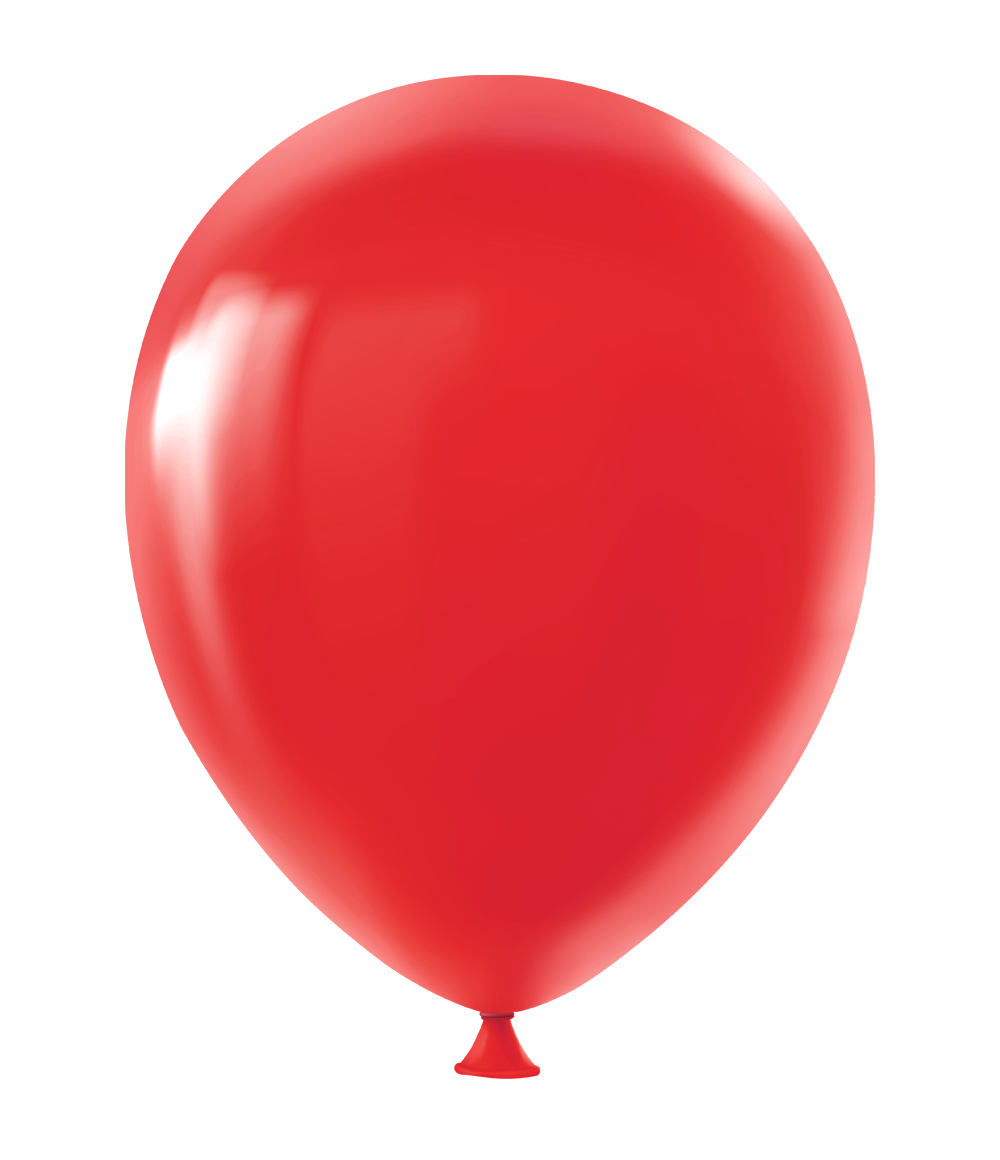 Palloncini rossi trasparenti 30cm 10pz - Partywinkel