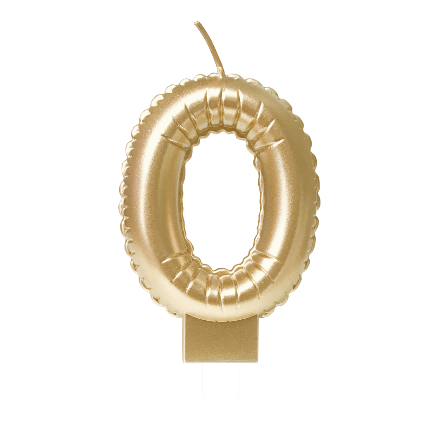 Palloncino a candela in foil oro 0 10cm - Partywinkel