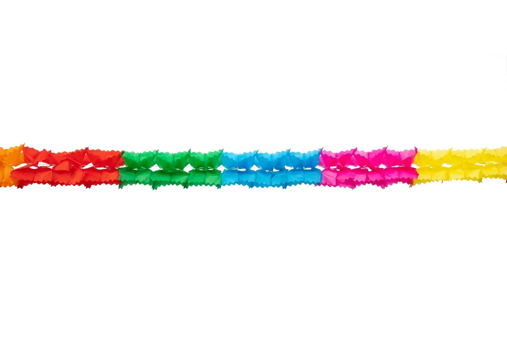 Ghirlanda di fiocchi colorati 3,6 m - Partywinkel