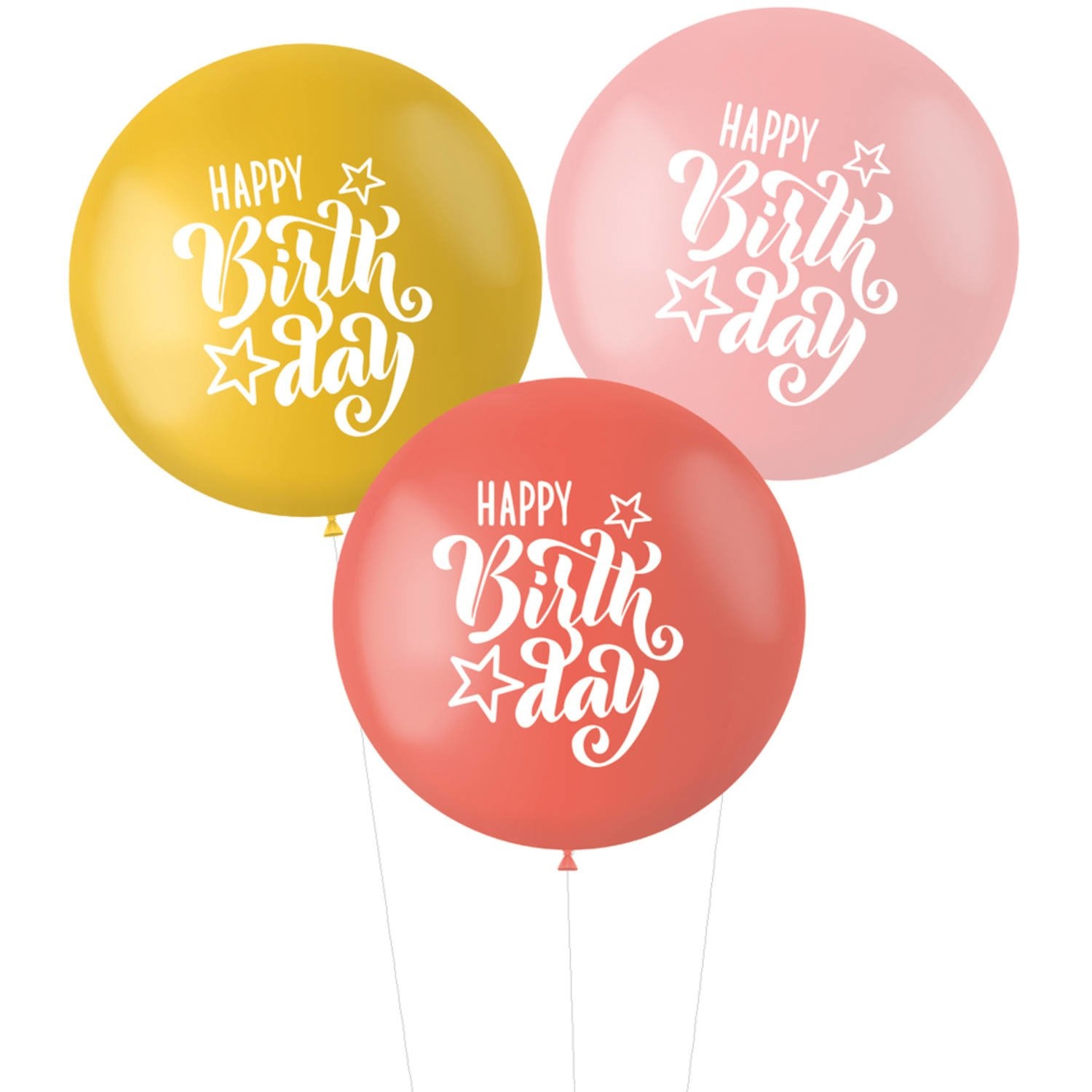 SET 8 PALLONCINI B/COMPLEANNO BLU 30cm