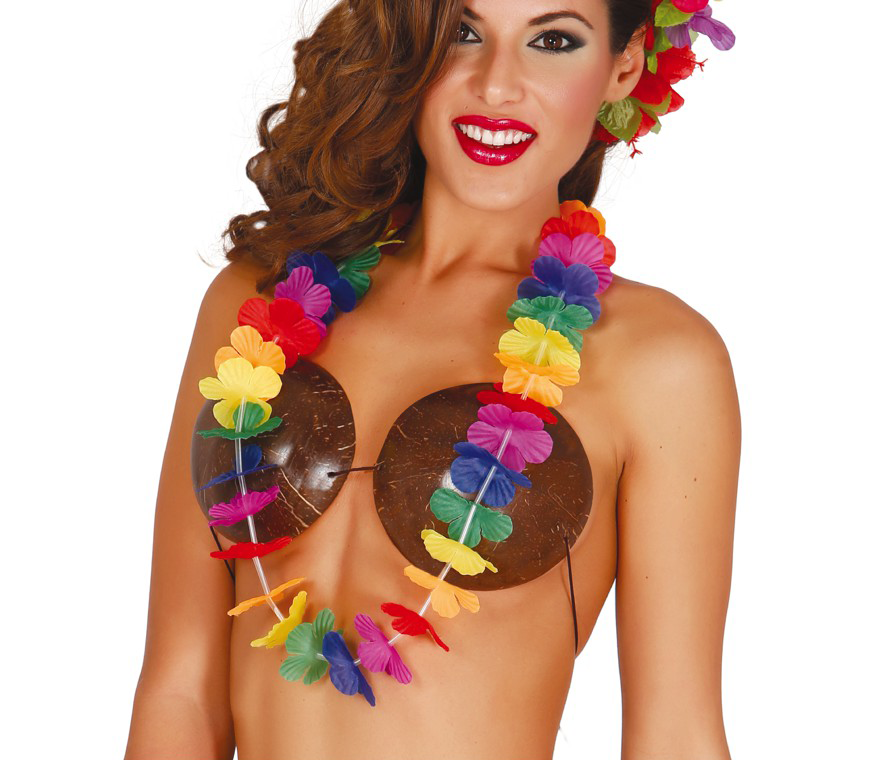 Collana Hawaii colorata 50 cm - Partywinkel