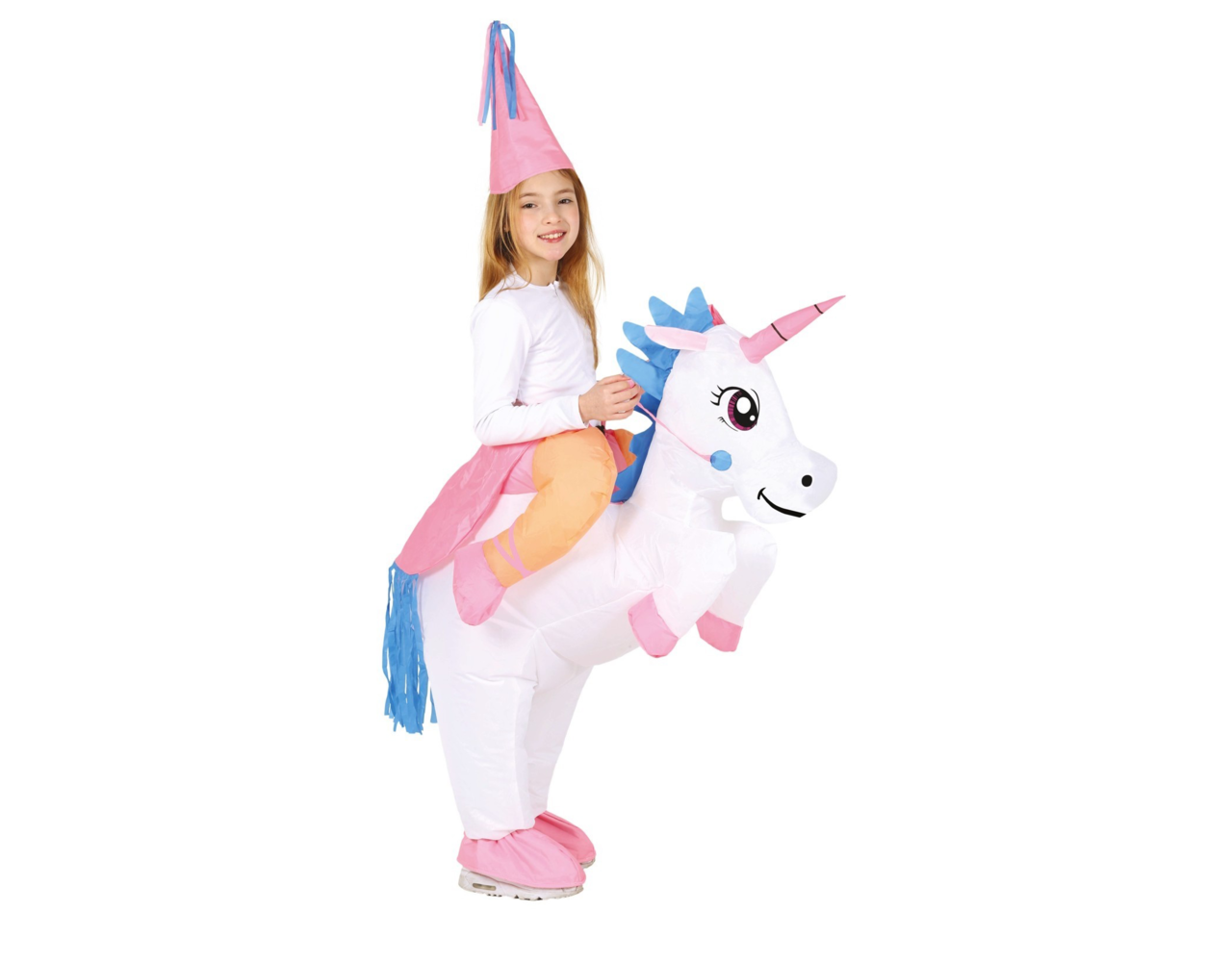 Costume da unicorno gonfiabile bambino 7-9 anni - Partywinkel