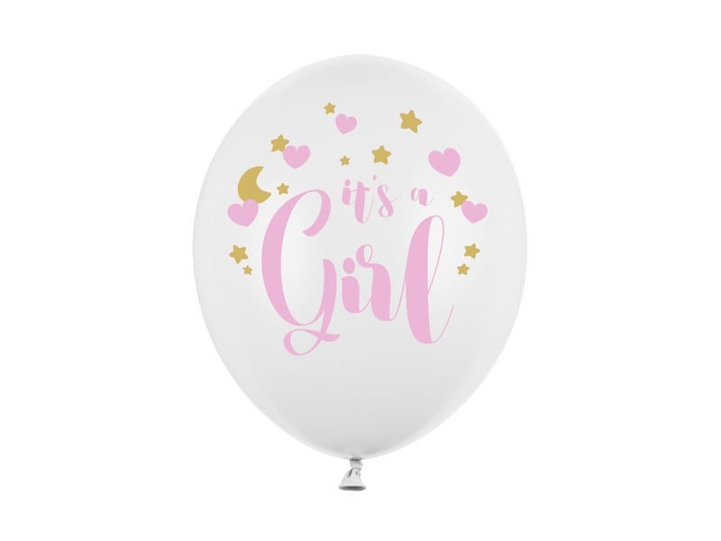 Palloncini nascita It's a Girl 30cm 12pz - Partywinkel