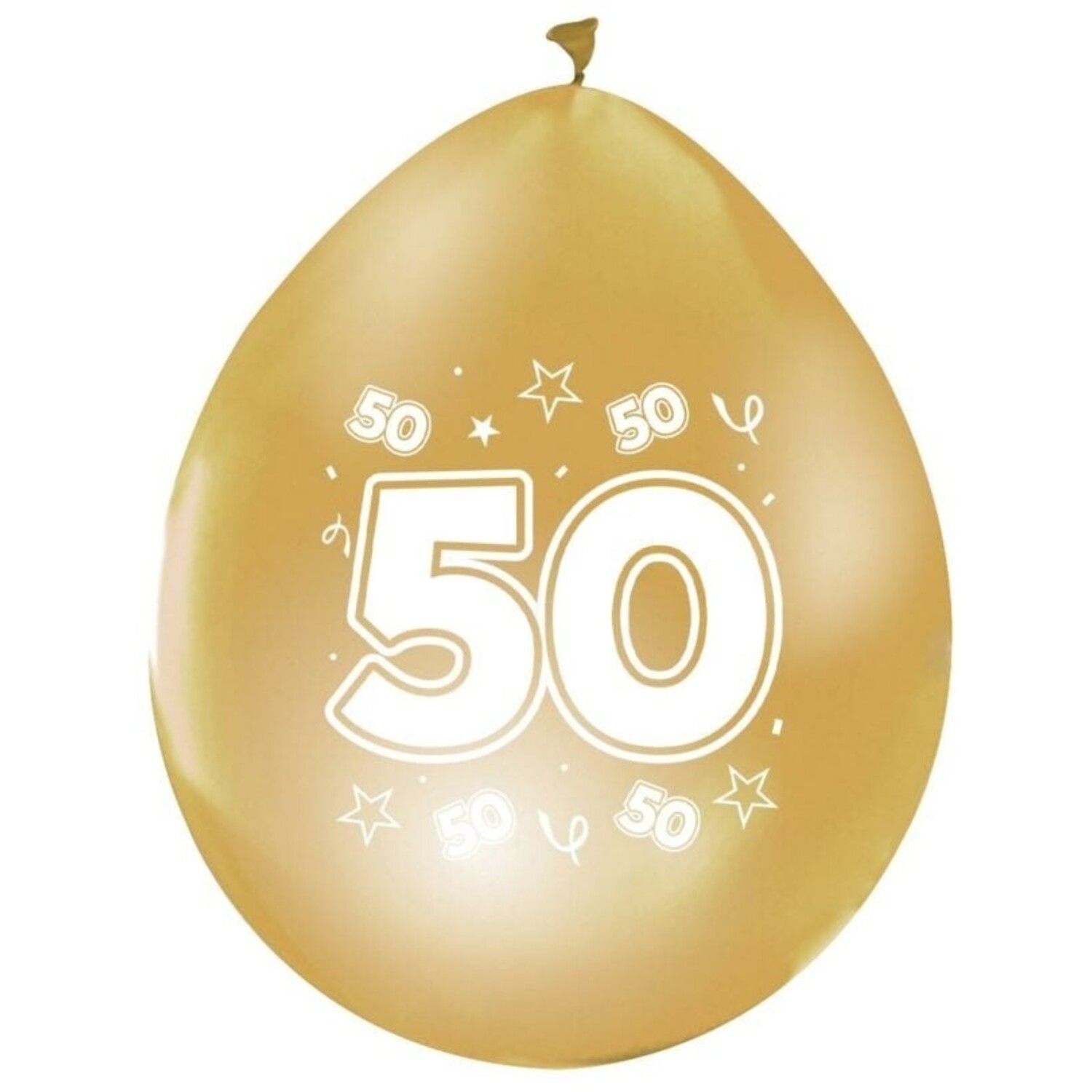 6 Palloncini 50 Anni D'Oro 30 cm