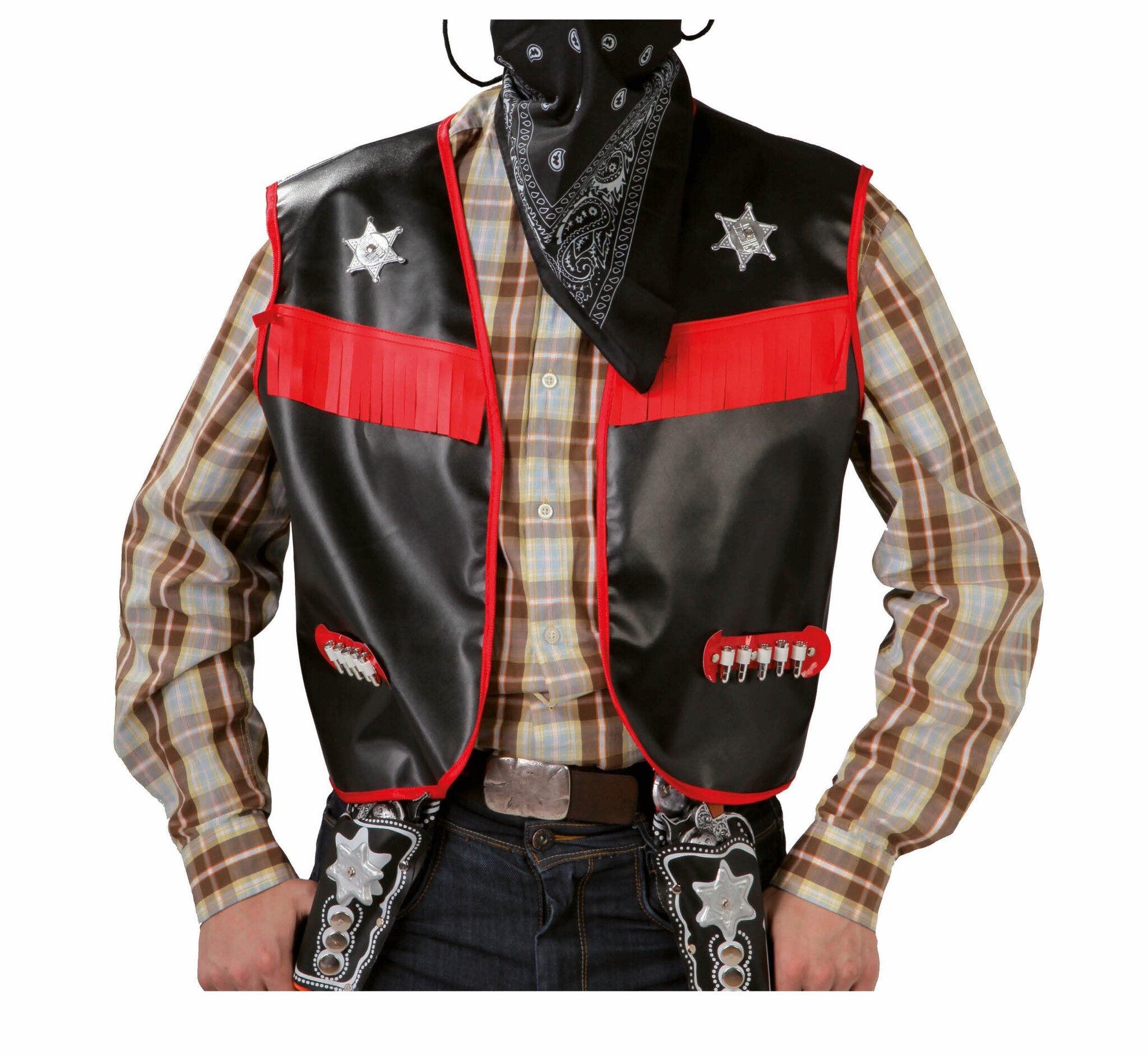 Gilet da CowBoy con Bandana - Fantaparty.it